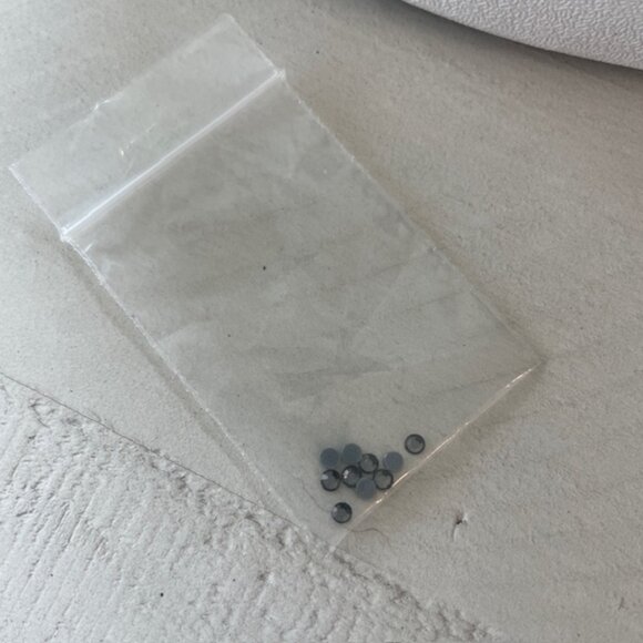 MICHAEL KORS TRENT GLITTER-CHAIN MESH SLIP-ON SNEAKERS BLACK/SILVER 6.5 M NWOB - Picture 9 of 11